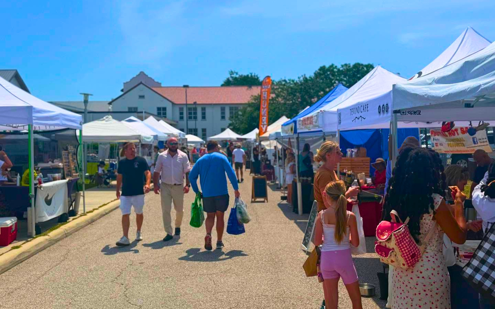 Markets around St. Pete featuring local vendors and handmade goods at an outdoor weekend market