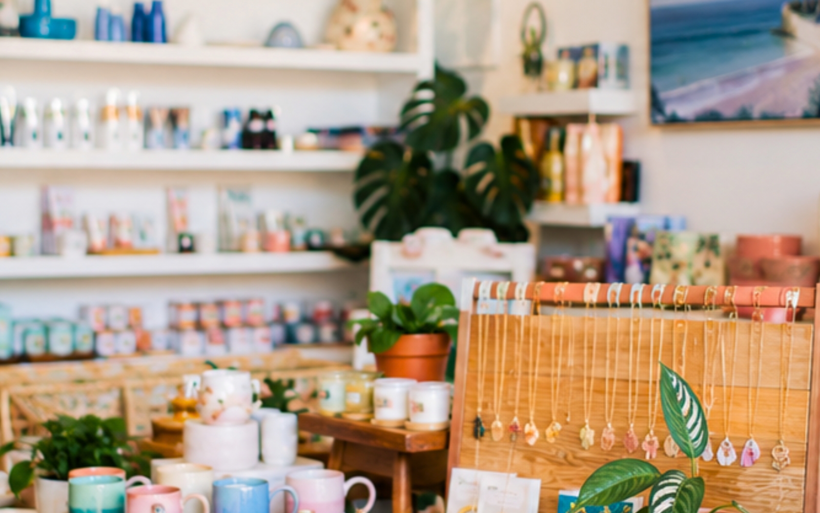Unique gift shops in St. Pete and Gulfport featuring jewelry, mugs, candles, and locally curated goods