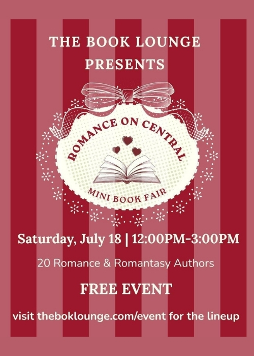 Romance on Central Mini Book Fair at The Book Lounge in St. Petersburg Florida