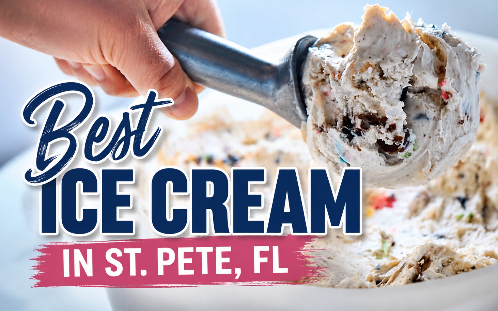 best ice cream in St. Pete Small Batch Creamery scoop