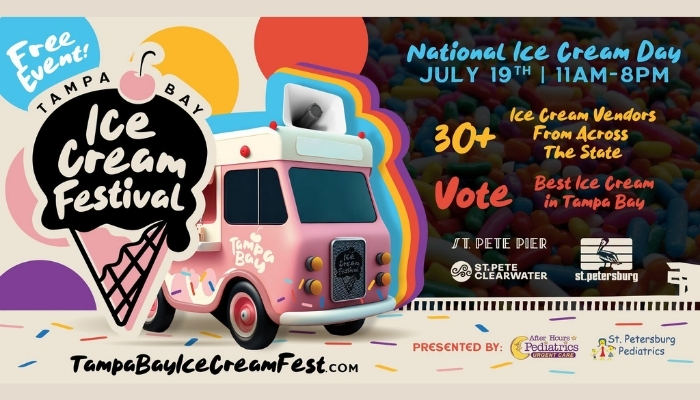 Tampa Bay Ice Cream Festival at St. Pete Pier in St. Petersburg Florida