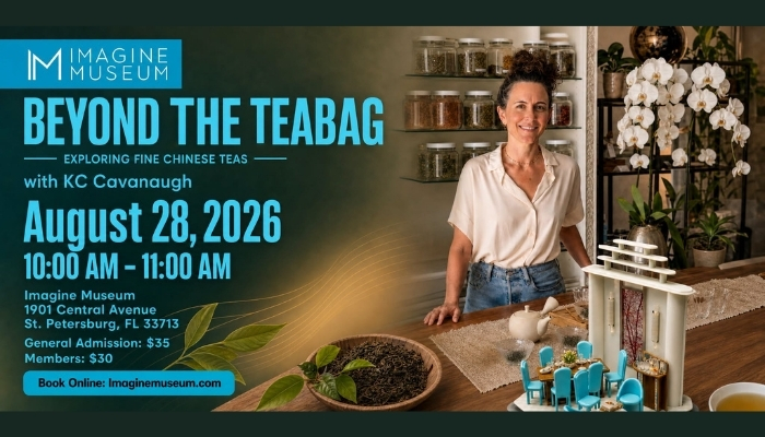 Beyond the Teabag fine Chinese tea tasting at Imagine Museum in St. Petersburg Florida
