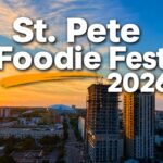 St. Pete Foodie Fest 2026 flyer for Tropicana Field event